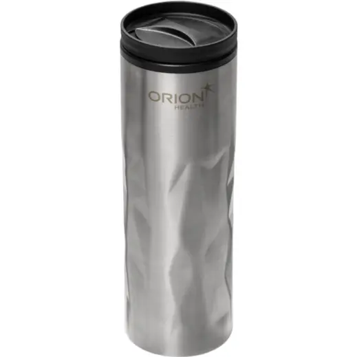 Serendipio Fire & Ice Stainless Steel & Plastic 2-In-1 Tumbler Front Branded